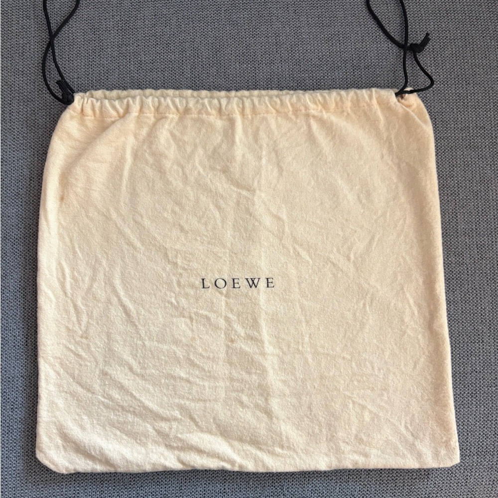 Loewe Beige Drawstring Bag